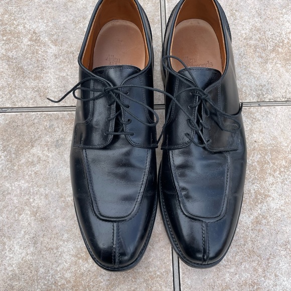 Allen Edmonds Hancock Leather Lace Up Dress Shoes Black Mens - Picture 3 of 15